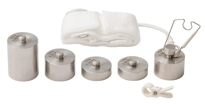 Weights for penis enlargement thanks to mechanical stretching